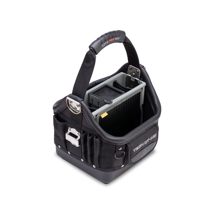 Veto Pro Pac Compact Deep Base Open-Top Tech Tool Bag, Black, large image number 11