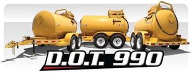 Leeagra 1000 Gallon D.O.T. Diesel Fuel Tank with Trailer - Yellow, large image number 4
