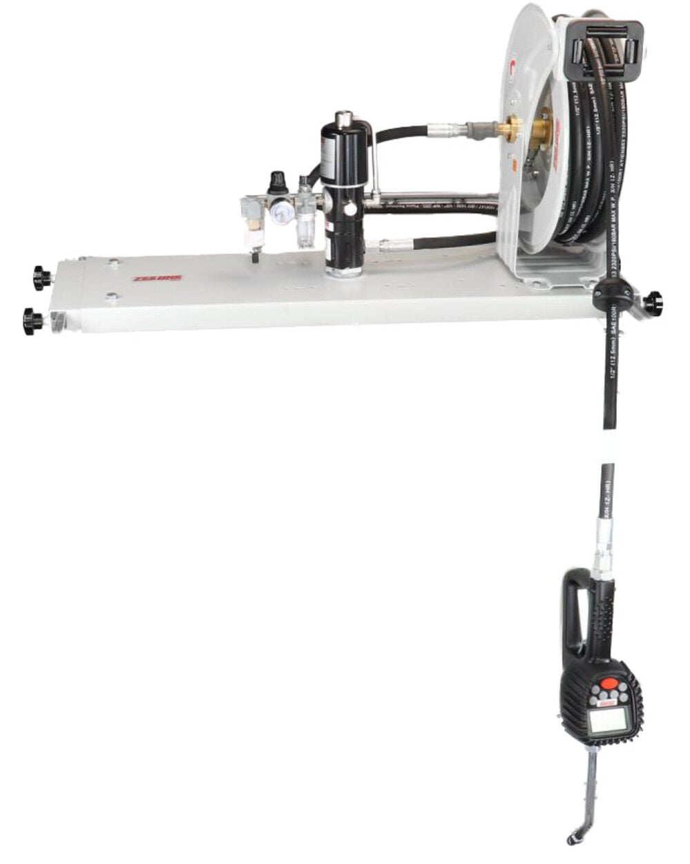 Milton 5:1 Eco Series Pump Kit IBC with Reel and Preset Meter – ZE1730K-IBC-500
