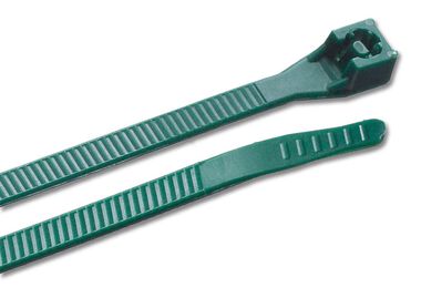 Gardner Bender DoubleLock Cable Tie Green 8 In. (75 lb) 100/Bag