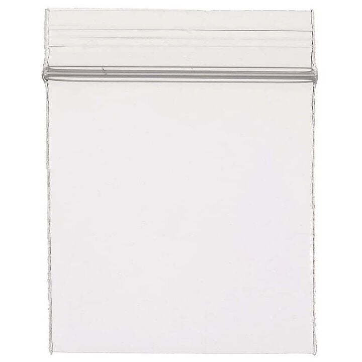 Paslode Reclosable Poly Bag, 12 Inch x 12 Inch x 4 Mil Thickness