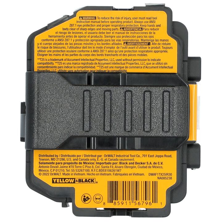 DEWALT FlexTorq 1/4 Inch x 1 Inch Torx Impact Driver Bit 30 Pieces, large image number 6
