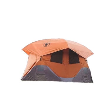 Gazelle T4 Pop-Up 4 Person Camping Tent Sunset Orange