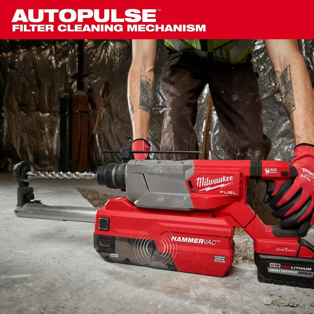 Milwaukee M18 FUEL HAMMERVAC 1 1 4inch Dedicated Dust Extractor