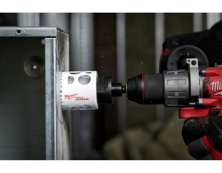 Milwaukee 2-1/8 Inch 3.5 TPI HOLE DOZER Bi-Metal Hole Saw Bundle, 10 Pieces, large image number 4