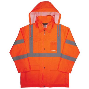 Ergodyne GloWear 8366 Lightweight Hi Vis Rain Jacket, swatch