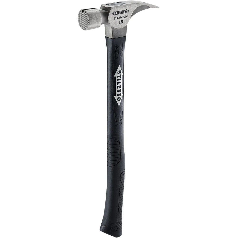 Stiletto 16 oz Titanium Milled Face Hammer with 18 in