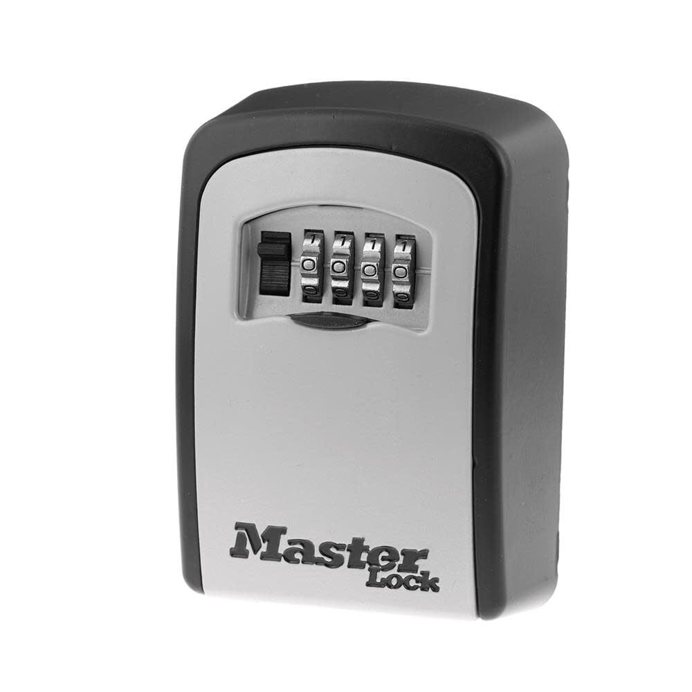 Master Lock 3-1/4in (83mm) Wide Set Your Own Combination Wall Lock Box – 5401D