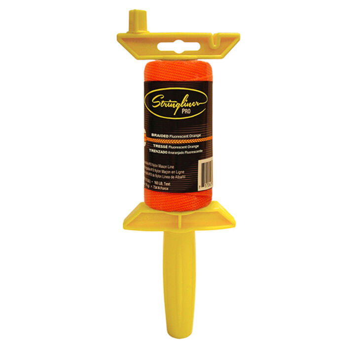 Stringliner Pro Braided Fluorescent Orange 125 ft