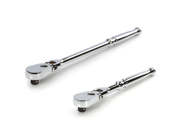 Tekton 3/8 Inch Flex Head Non-QR Ratchet Set, 8, 12 Inch, 2 Pieces, large image number 1