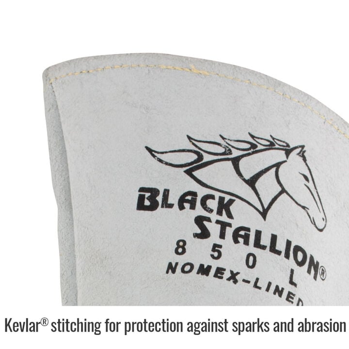 Black Stallion Welding Gloves Premium Grain Elkskin Stick, large image number 1