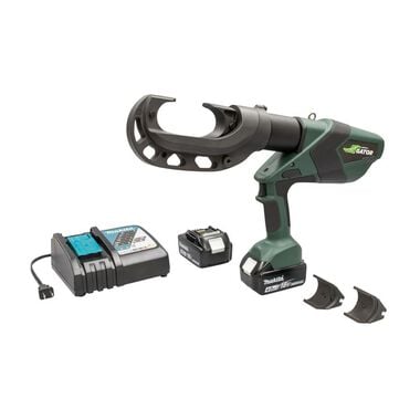 Greenlee 15 Ton Die Style Crimper with 120V Charger & 4Ah Li-Ion Battery