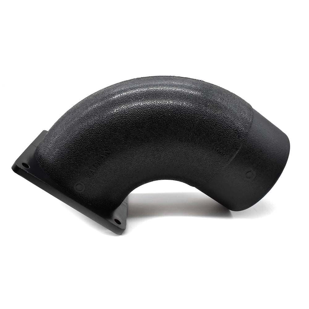 Big Horn 4-5/8 Inch Black Plastic Flanged Elbow, large image number 4