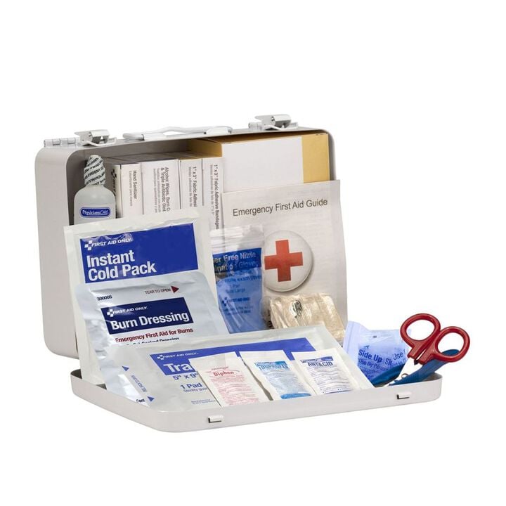 First Aid Only First Aid Kit 25 Person Heavy Duty Metal Portable, large image number 2