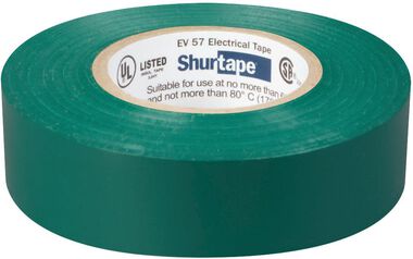 Shurtape EV 57 Electrical Tape Green 3/4in x 66', large image number 3
