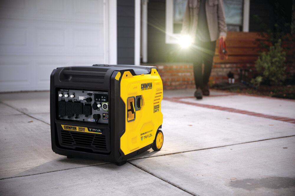Champion Power Equipment 6500-Watt Wireless Remote Start Tri Fuel 49 State RV Ready Portable Inverter Generator with StartLINK, large image number 8