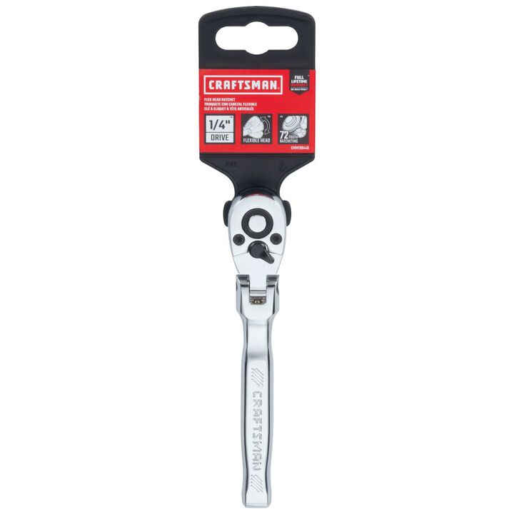 CRAFTSMAN 1/4 Inch Drive Flex-Head Ratchet, large image number 3