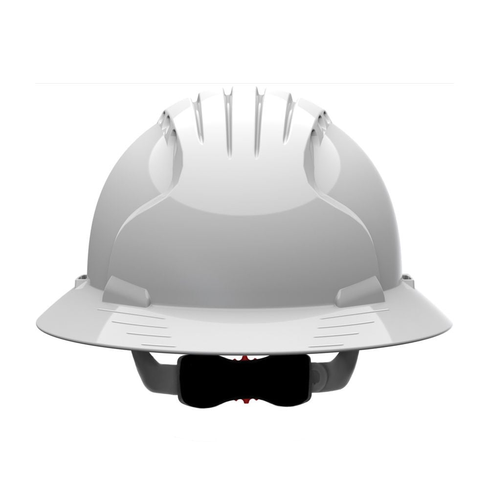 Protective Industrial Products Evolution Deluxe 6161 White Vented Full Brim Hard Hat, large image number 2