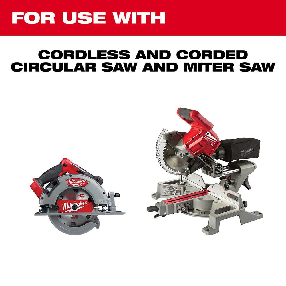 Milwaukee 7-1/4 in. Thin Metal Cutting Circular Saw Blade, large image number 3
