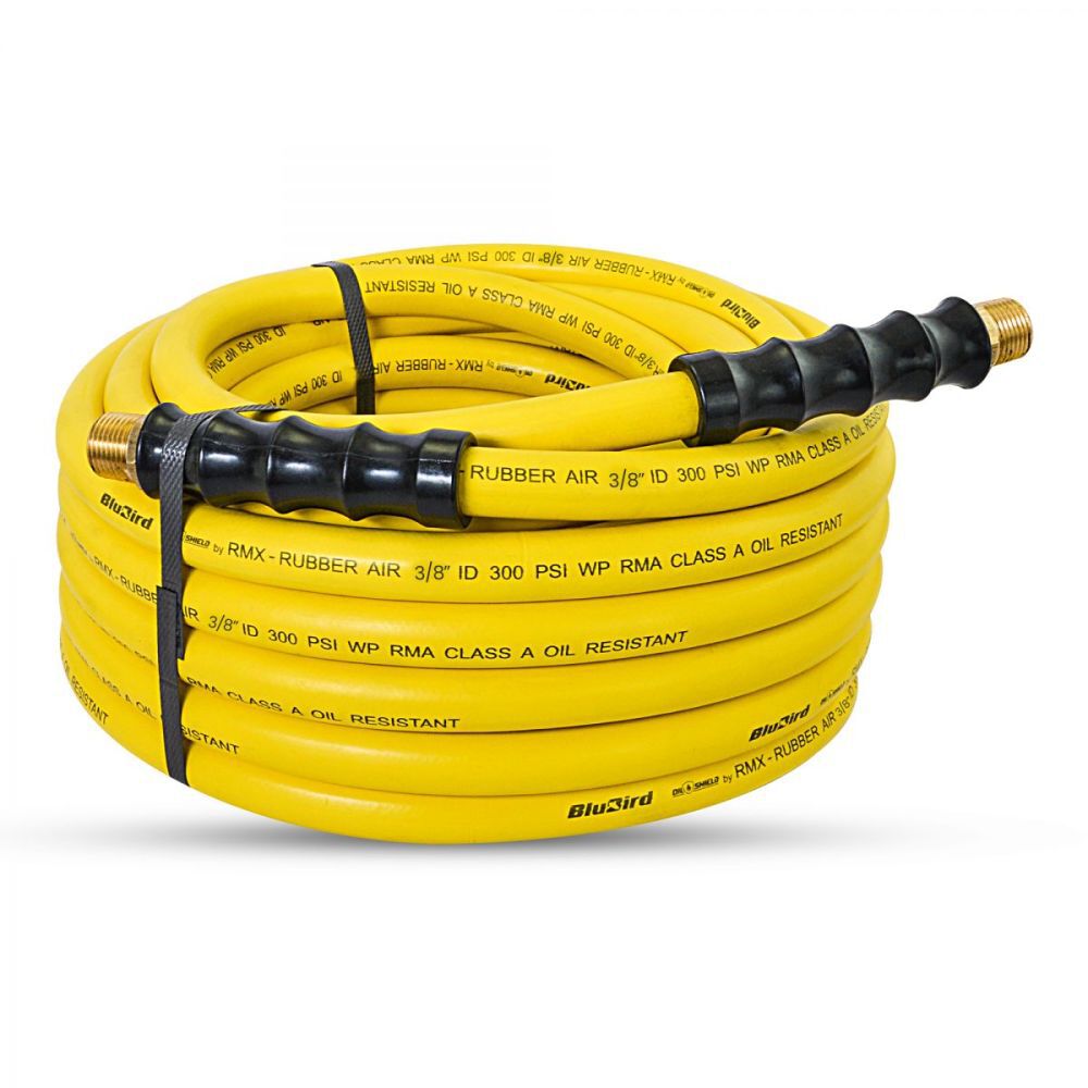 BluBird OilShield 3/8 Inch x 35 Ft. Nitrile Rubber Air Hose Assembly, large image number 2