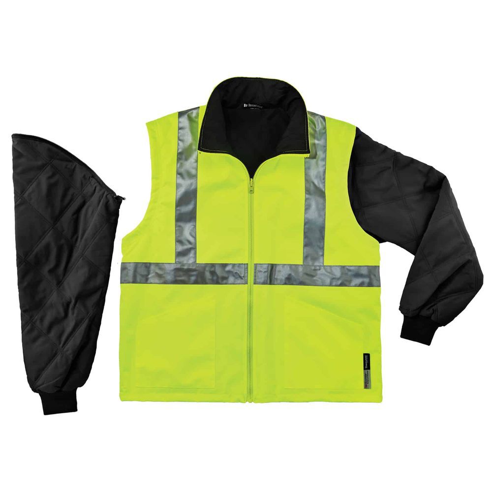 Ergodyne 4-in-1 Hi-Vis Winter Jacket Parka, Small, large image number 10