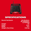 Milwaukee M18 Bluetooth Jobsite Radio and Power Tool Battery Charger, small image number 5