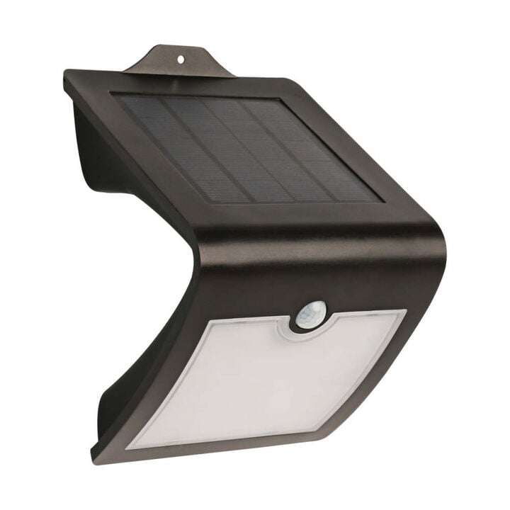 Feit Electric 220 Lumens 5000K Battery Solar Powered LED Floodlight with Sensor Black
