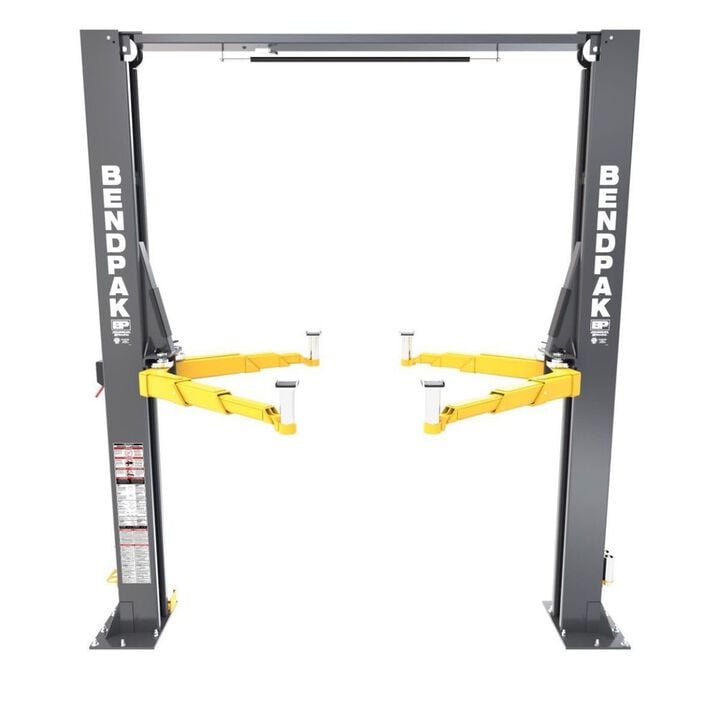 Bendpak 12APX 12000 Lbs High-Rise Clearfloor Two-Post Car Lift with Pads, large image number 5