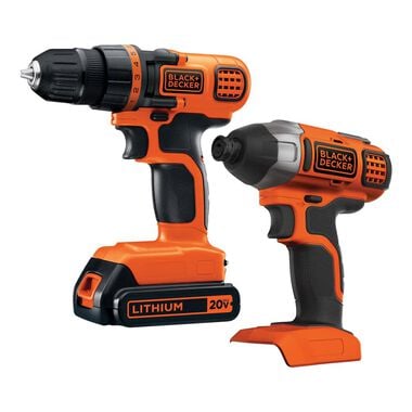 Black and Decker 20V Max 2 Tool Combo Kit, large image number 0