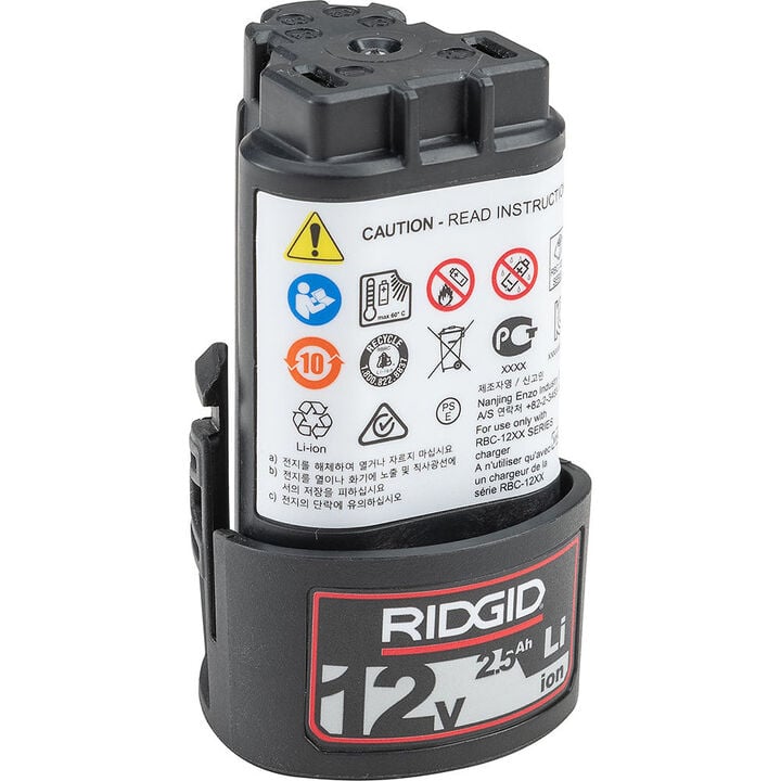 Ridgid 12V 2.5Ah Lithium Ion Power Tool Battery Pack, large image number 0