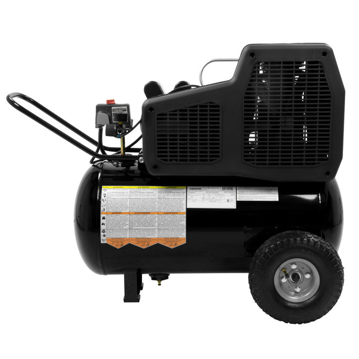 Industrial Air Compressor 1.9 HP Horizontal In Line Cast Iron Pump 20 Gallon, large image number 14