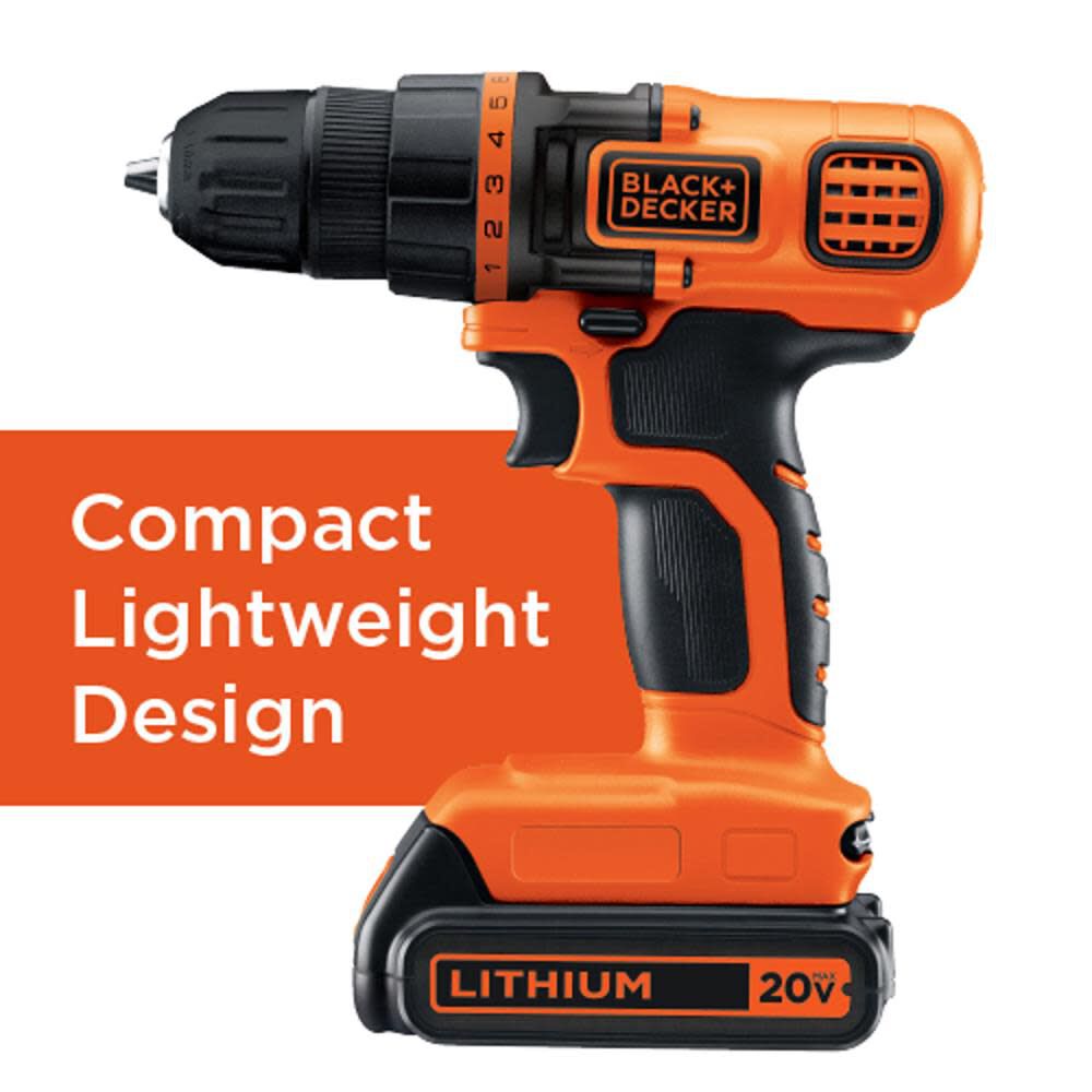 Black and Decker 20V 4 Tool Combo Kit BD4KITCDCRL Acme Tools