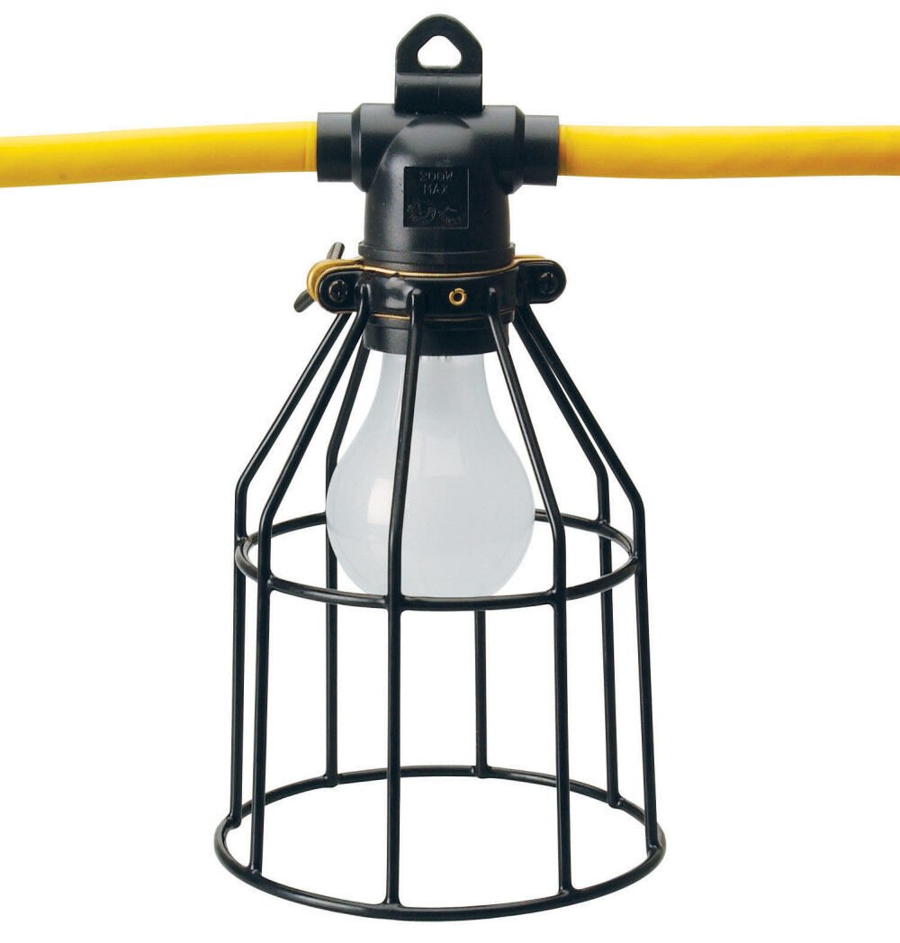 Southwire Light String SJTW with Metal Guard 10 Lamp Sockets – 7539SW