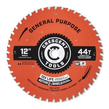 Crescent Circular Saw Blade 12in x 44 Tooth General Purpose