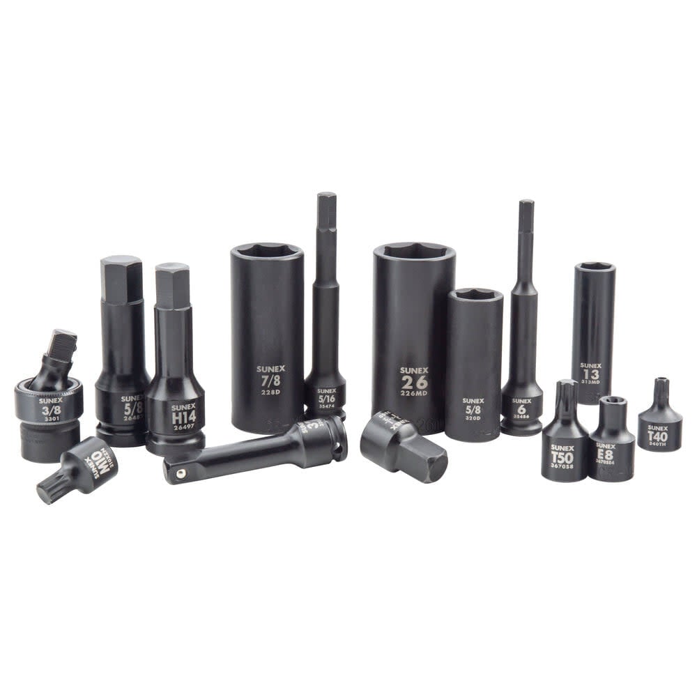 Sunex Master Impact Socket and Bit Socket Set Black 106 Pieces, large image number 3
