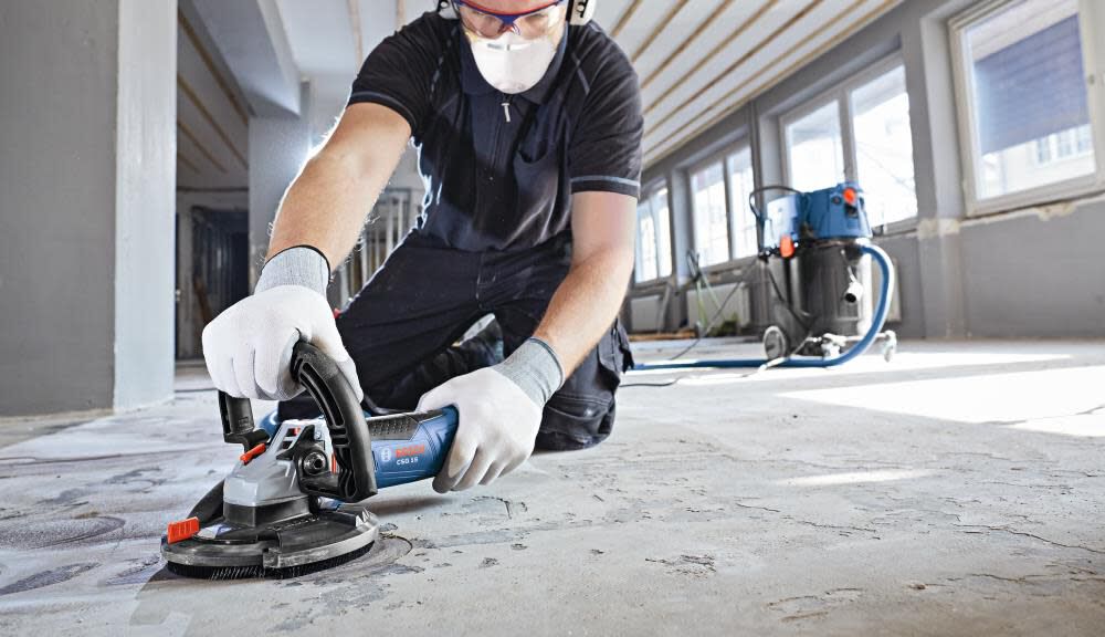 Bosch Promotional 5 Inch Concrete Surfacing Grinder with Dedicated Dust-Collection Shroud, large image number 14