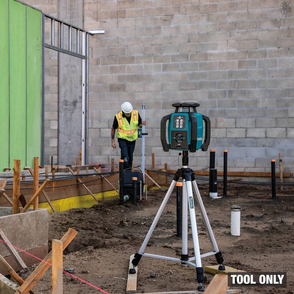 Makita 18V LXT Lithium-Ion Green Exterior Dual Slope 360 Degree Rotary Laser with Case (Bare Tool), large image number 9