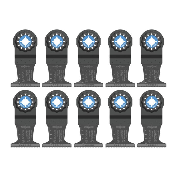 Bosch 1-3/4 Inch Starlock Oscillating Multi Tool Carbide Plunge Cut Blade 10 Pack, large image number 3