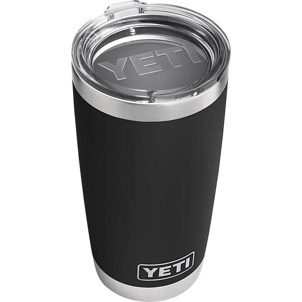 Yeti 20oz Rambler Tumbler with Magslider Lid Black Yeti 20oz Rambler Tumbler with Magslider Lid Black