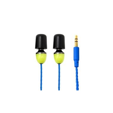 ISOtunes Haven Earbuds Wired Yellow and Blue 29 dB Noise Isolating