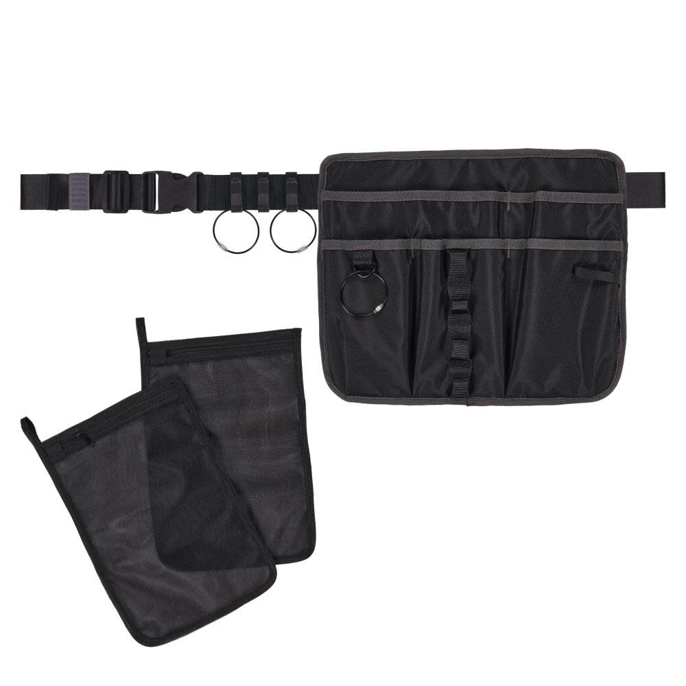 Ergodyne Arsenal 5715 Black Cleaning Apron Pouch with Pockets – 13718