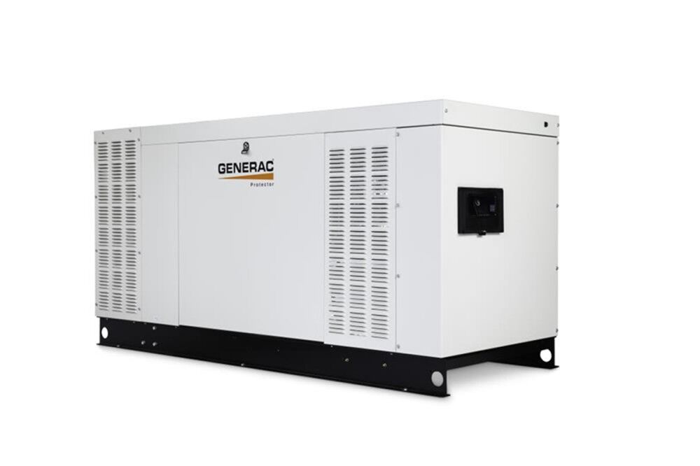 Generac Protector Series 80,000 Watt (80kW) Dual Fuel 50-State Liquid-Cooled Standby Generator, large image number 1