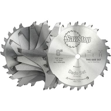 Sawstop Dado Blade Set 8in Premium