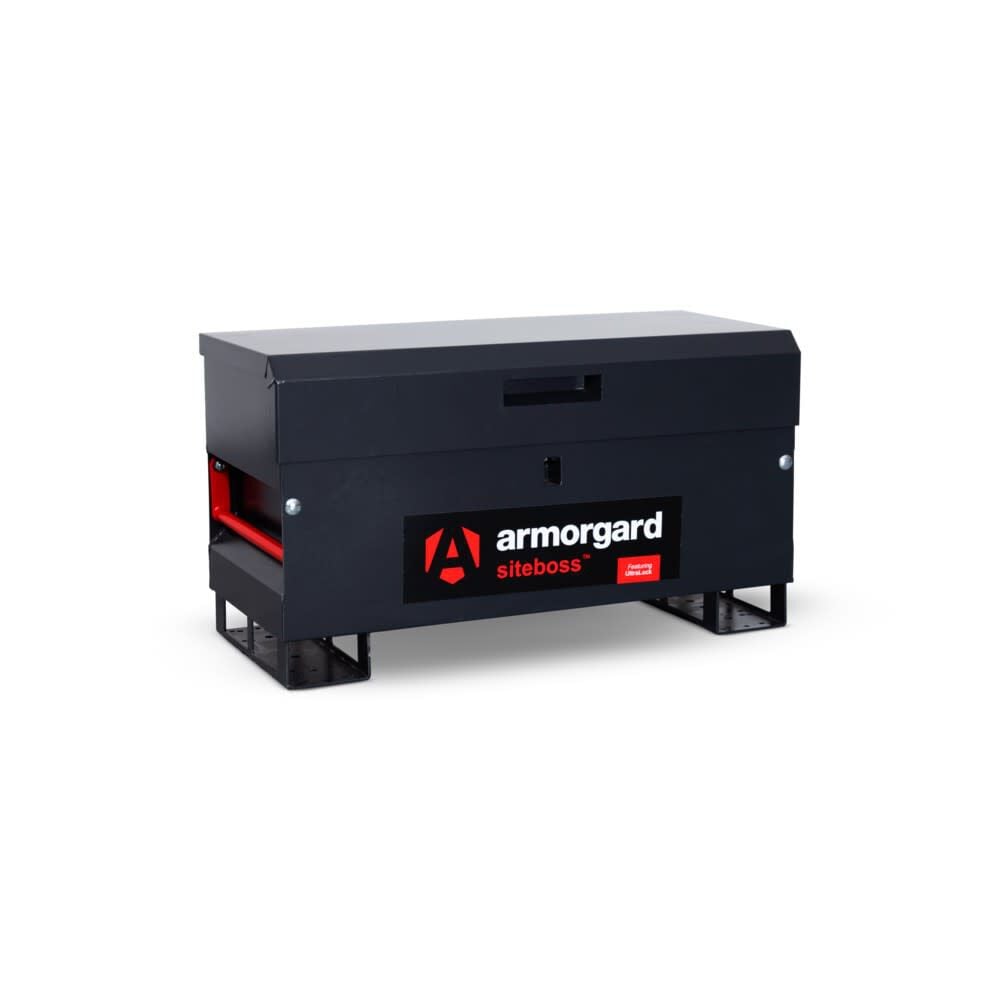 Armorgard Powder Coated 14 Gauge Steel SiteBoss Tool Chest, Black and Gray , large image number 10