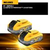 DEWALT 20V MAX 20V 5Ah Lithium Ion Power Tool Battery Pack with Fuel Indicator (2 Pack), small image number 2