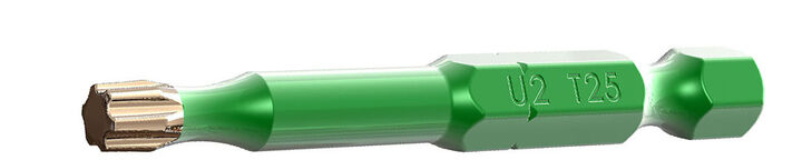 U2 Fasteners U-Bit T25 2in Impact Bits 25pk