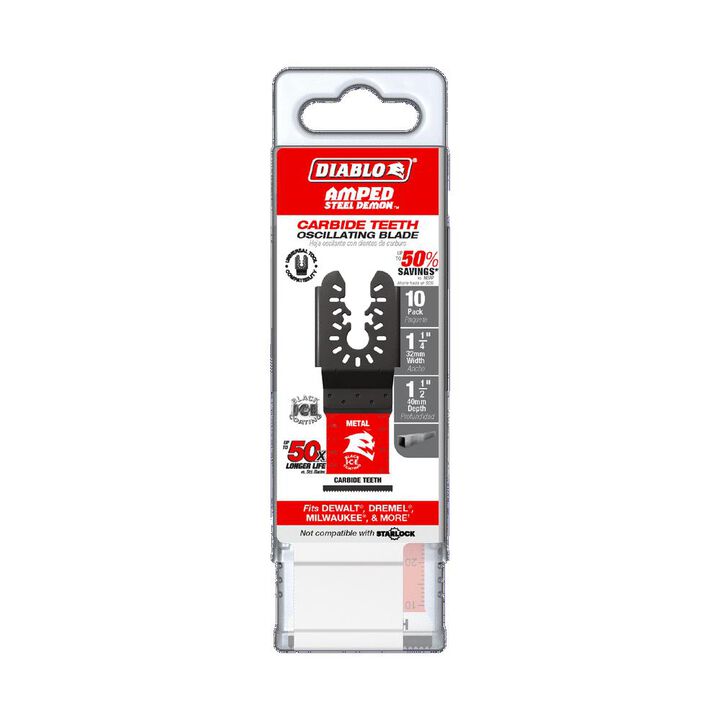 Diablo Tools 1 1/4in Universal Fit Carbide Oscillating Blade for Metal 10pk, large image number 4