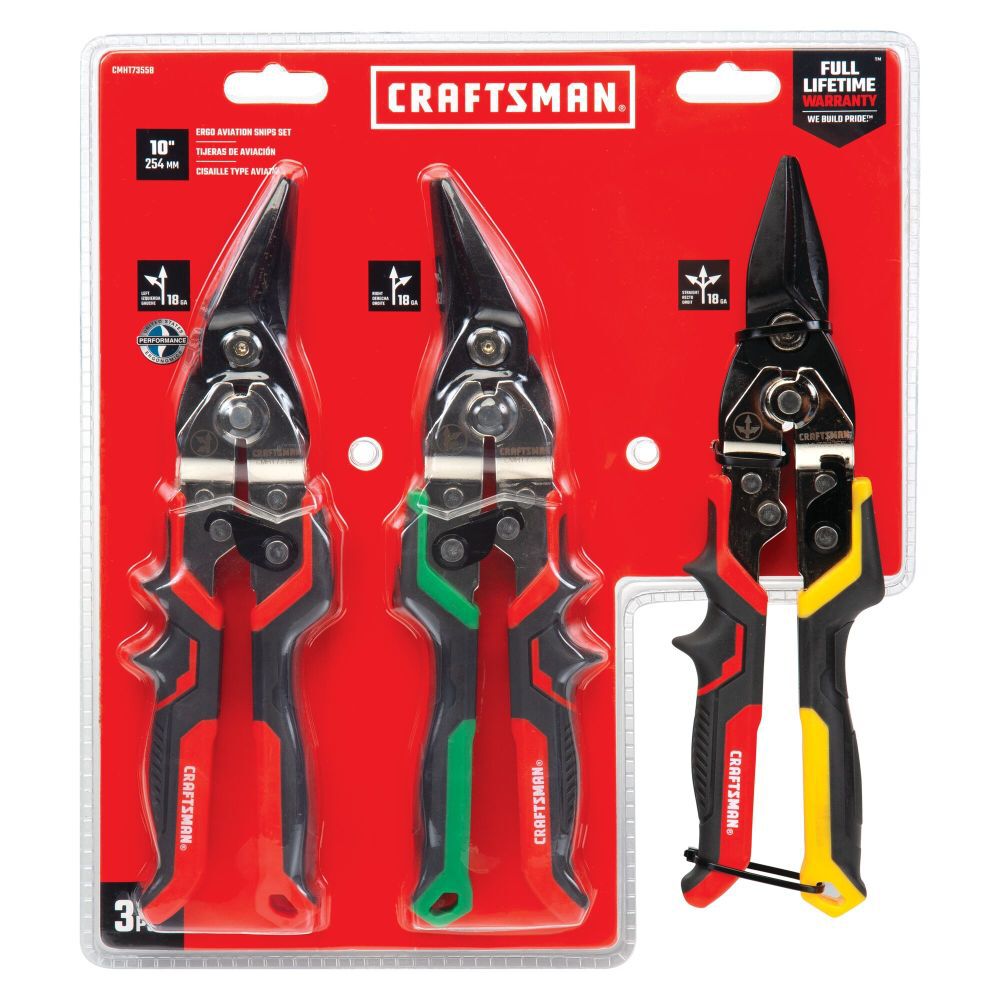 CRAFTSMAN Aviation Snips Set 3 Pieces, large image number 2