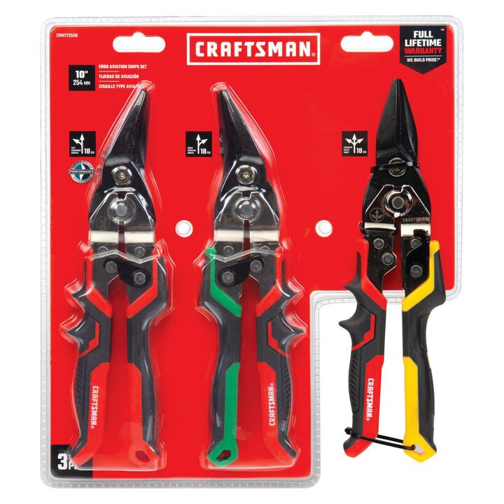 CRAFTSMAN Aviation Snips Set 3 Pieces, large image number 1