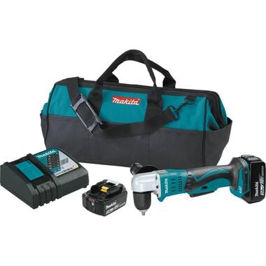 Makita 18V LXT Lithium-Ion Cordless 3/8 in. Angle Drill Kit, large image number 0